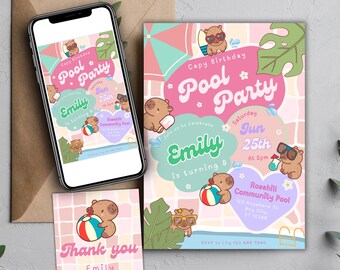 Decorazioni Compleanno Capybara - Set Con Banner, Topper Torta E Palloncini