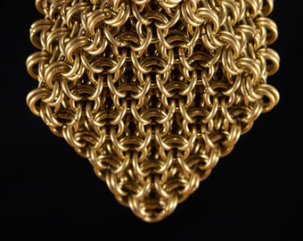 Chainmail Cube - Brass - 6x6