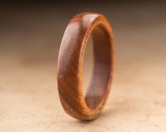 Size 9 Guayacan Wood Ring No 465