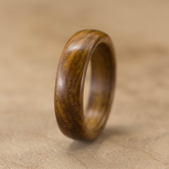 Size 9 Guayacan Wood Ring No 465