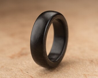 Size 2.25 - Ebony Wood Ring No. 198