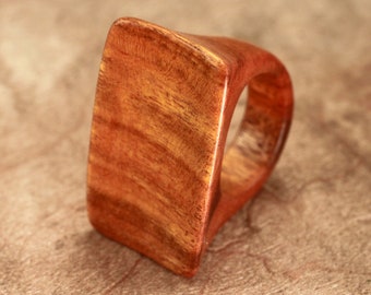 Size 8.25 - Osage Orange Wood Ring No. 44 (10-30-2012)