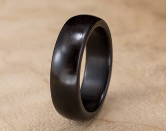 Size 11.25 - Ebony Wood Ring No. 216