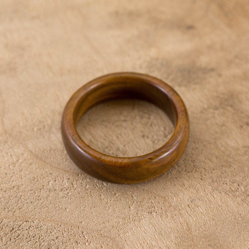 Size 9 Guayacan Wood Ring No 465