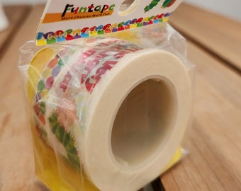 Funtape Masking Tape - The Very Hungry Caterpillar - Caterpillar Polka Dots - 30mm Wide - 20% off