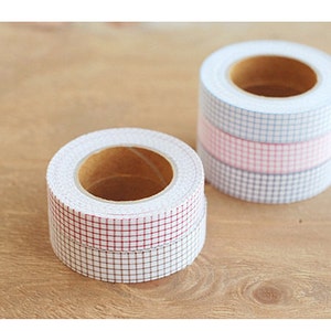 20% off sale Decollections Fabric Masking Tape Checks image 2