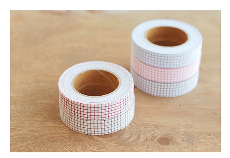 20% off sale Decollections Fabric Masking Tape Checks image 2