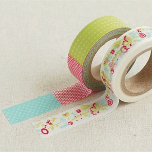 10% off sale Decollections Masking Tape Patchwork single roll image 3