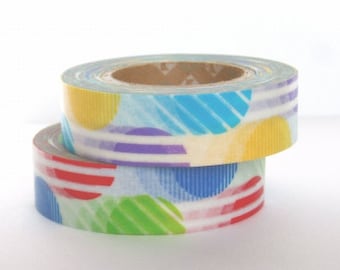 mt Washi Masking Tape - Red & Purple Arch - Set 2 (15m rolls)