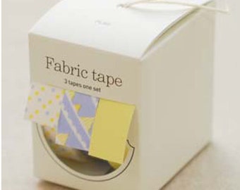 25% off sale - Nuage Fabric Masking Tape - Flag - Set 3