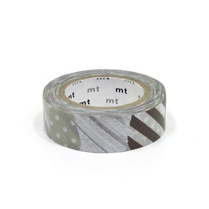 CLEARANCE SALE - 25% OFF - mt Washi Masking Tape - Patch G - Metallic Collage