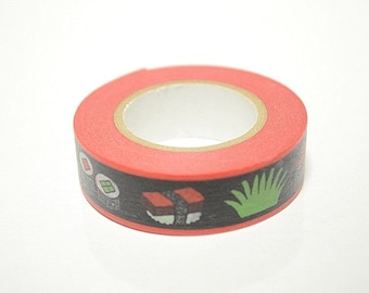 Washi Masking Tape - Sushi - Limited Edition - Tokyu Hands (15m roll)