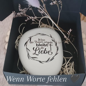Troststein Erinnerung Gedenkstein Erinnerungsbox Trost Box mit Stein