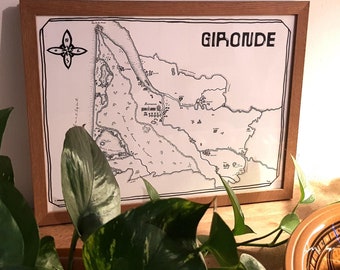 Gironde map (33)