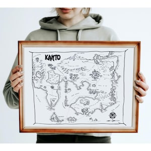 Carte Kanto - Pokemon