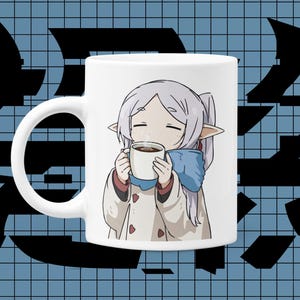 Frieren Tasse | 11 Unzen Darüber hinaus Ende der Reise Fanmade Keramik-Tasse