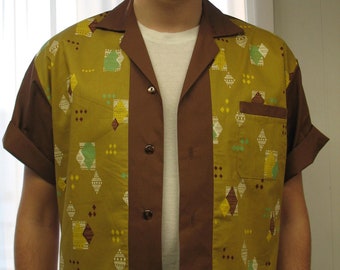 Men's Rockabilly Shirt Jac Vintage Fabric *Limited*