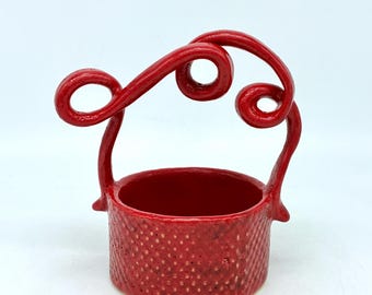 Stoneware Candy Dish