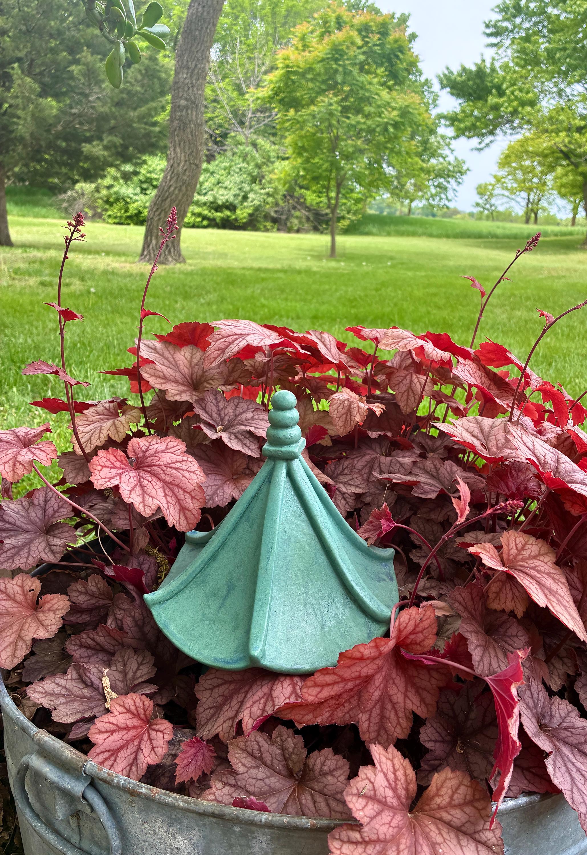 Zen Stoneware Pagoda Home Decor Toad House Pottery Pagoda Yard Art