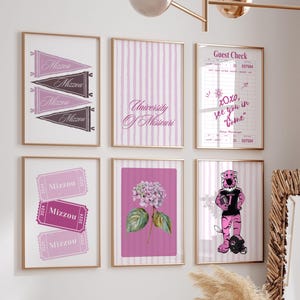 Anpassbare College-Thema Poster DIGITAL College Merch Personalisieren Sie für jede Schule oder Universität auf Bestellung Perfektes Geschenk für den Schulanfang