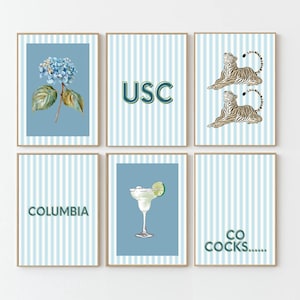 University of South Carolina Print: Custom College Dorm Decor