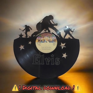Laserdecoupé Elvis vinylplaat