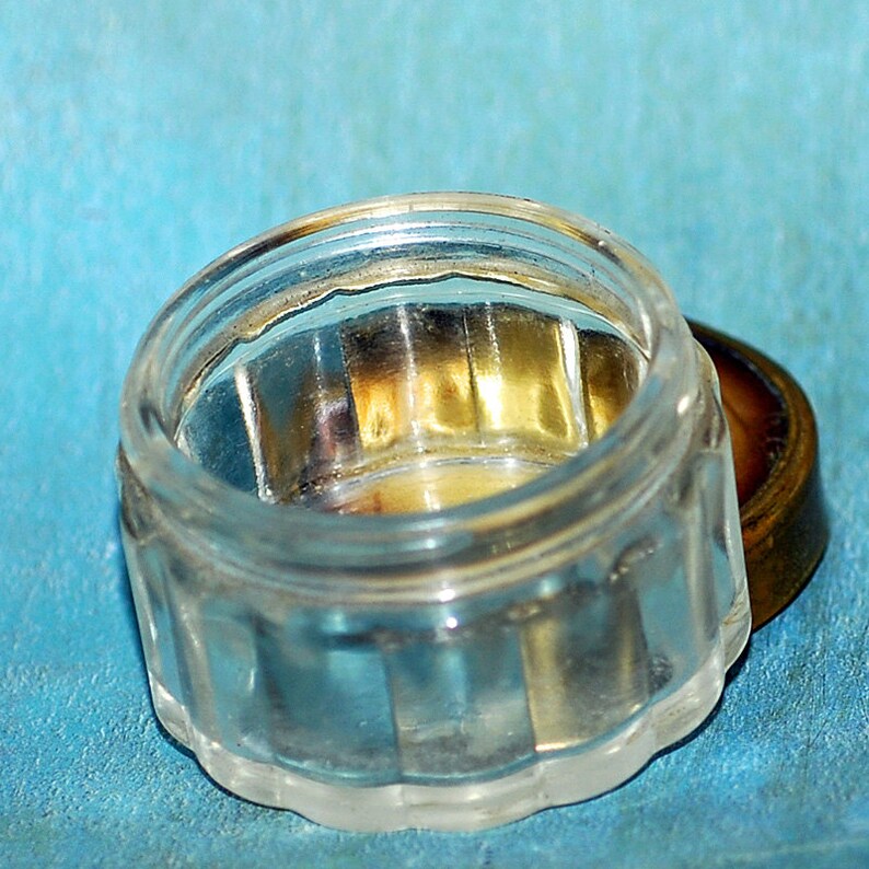 Vintage Makeup Jar... Home Decor... Nov K Etsy