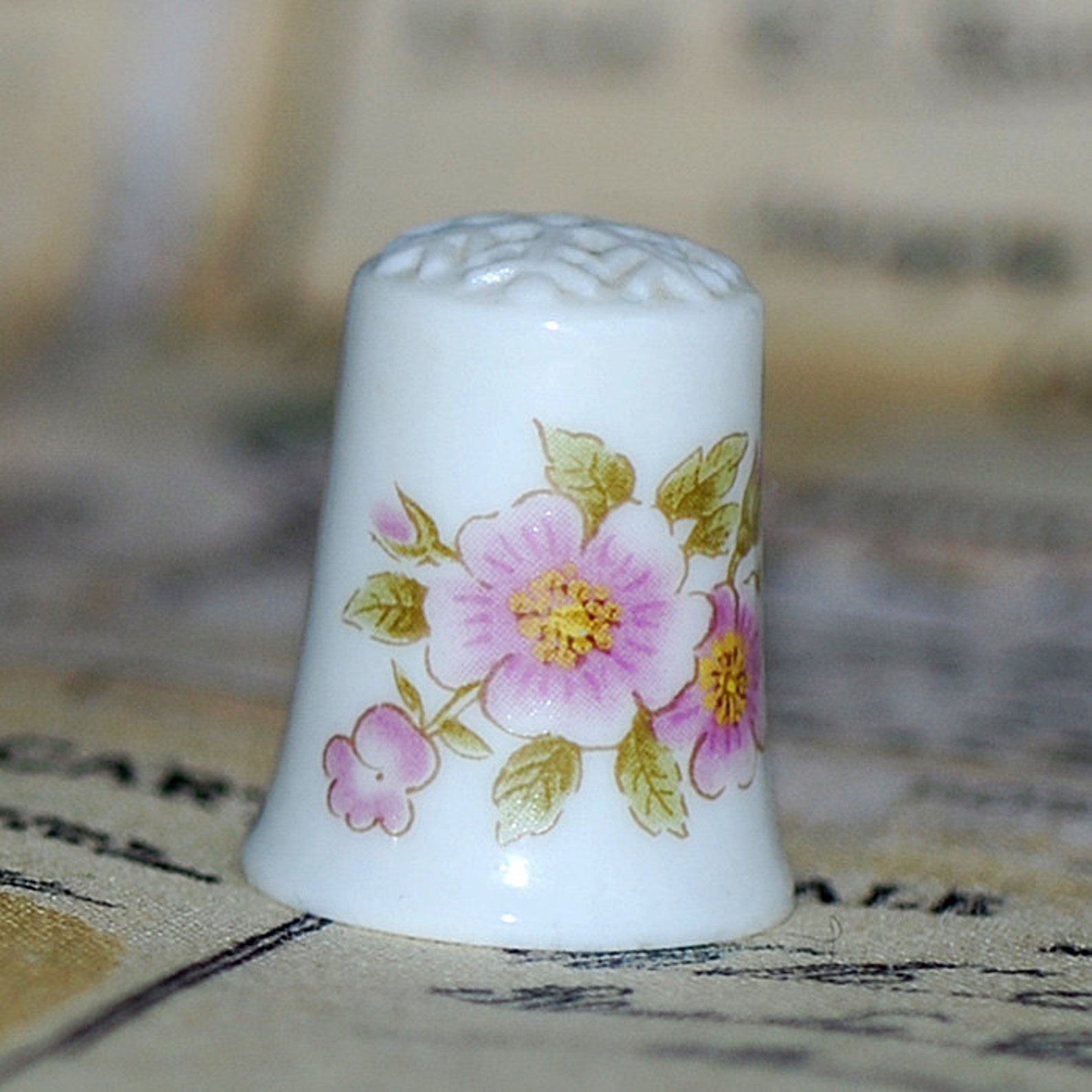 Vintage Ceramic Thimble From an Estate Sale Collectibles Etsy
