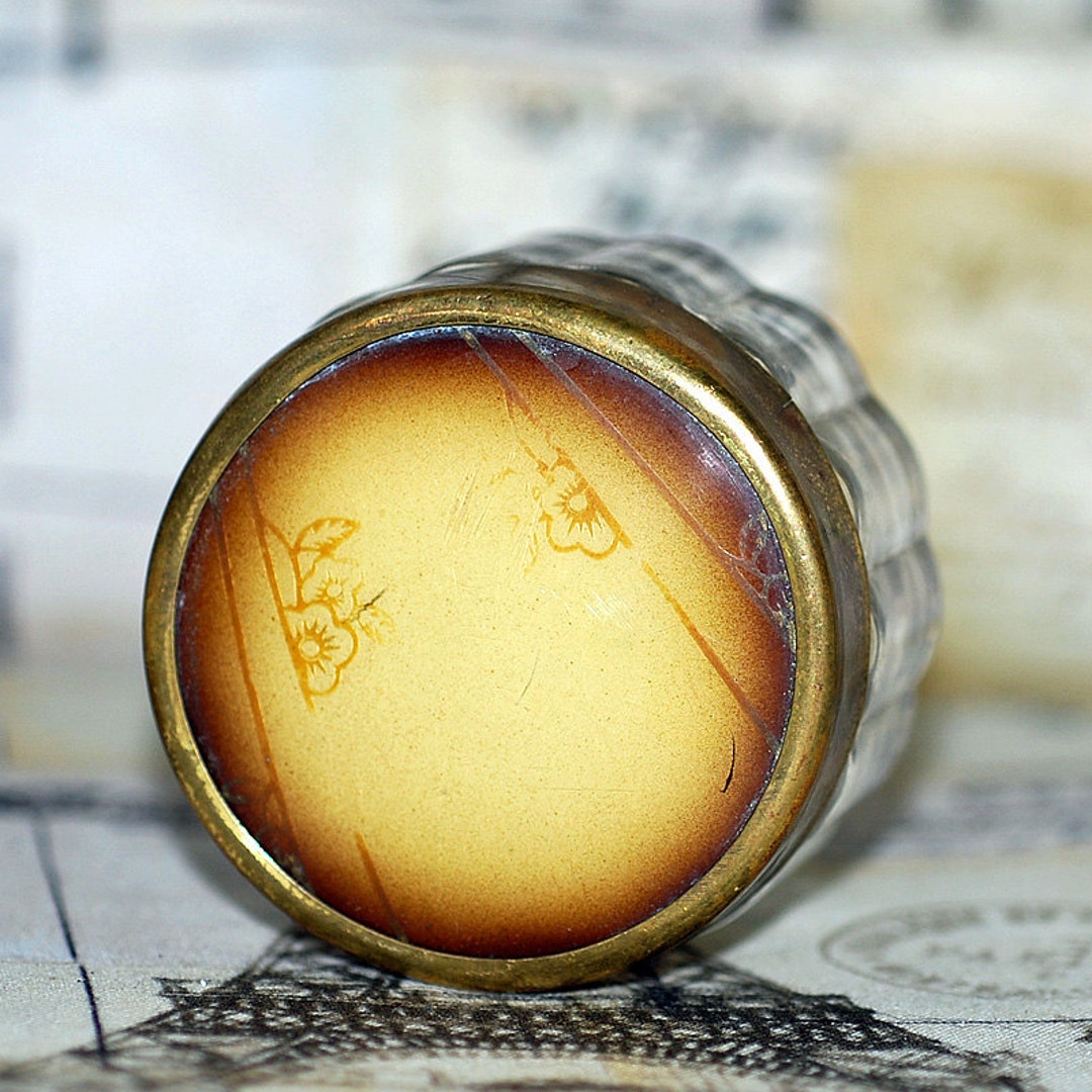 Vintage Makeup Jar... Home Decor... Nov K Etsy