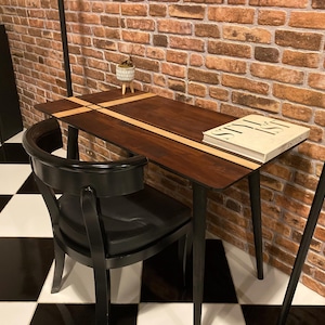 Modern Wood Study Desk Home Office Desk