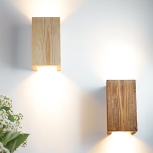 Houten wandkandelaar, houten wandkandelaar, houten wandkandelaar