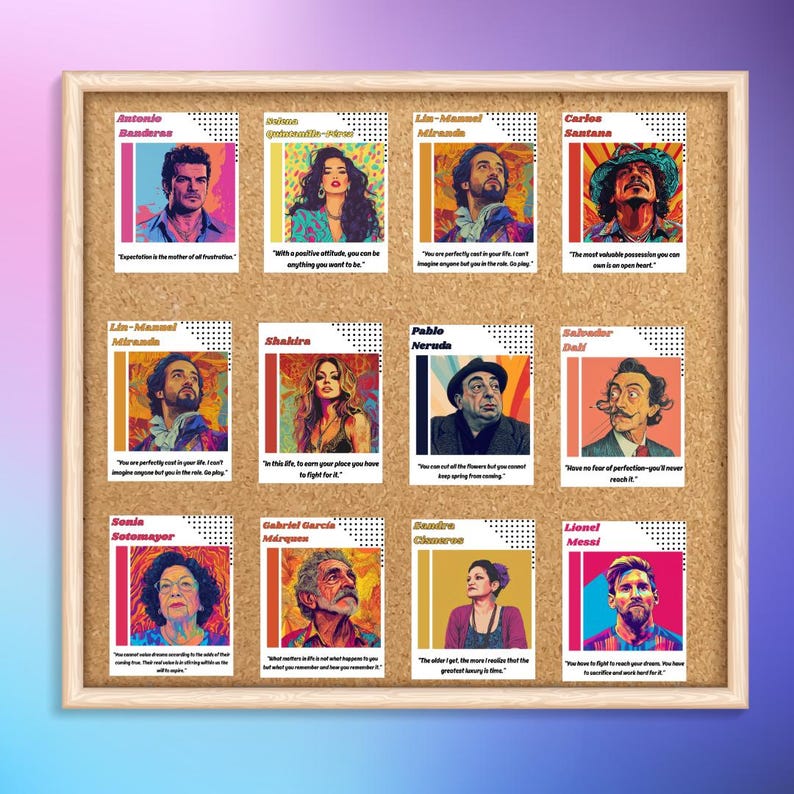 50 Famous Hispanic Heritage Month Posters & Activities | Bulletin Board ...