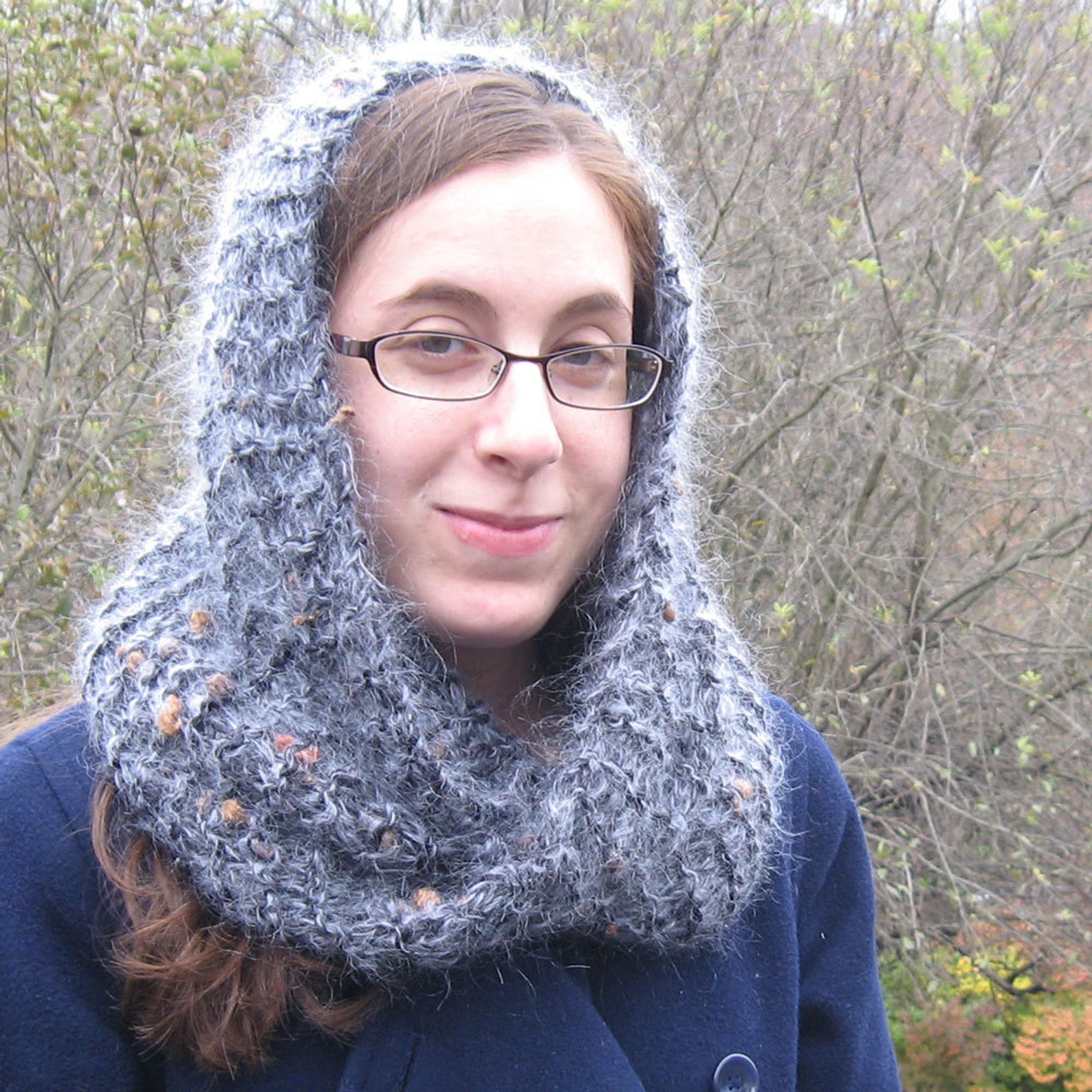 Hand Knit Mobius Cowl Pattern Knit Cowl With Optional Beads Etsy