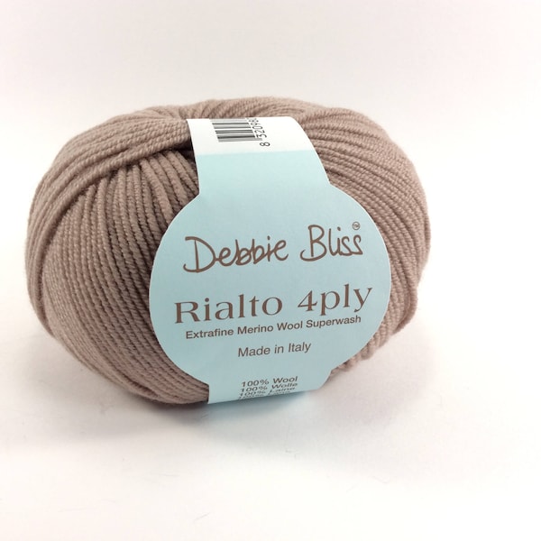 deSTASH: Debbie Bliss Rialto 4ply Extrafine Merino Wool Fingering weight knitting yarn