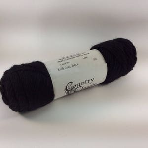 deSTASH, Country Classic Knitting Yarn, Thick and Thin yarn, Homespun Worsted, Black knitting yarn, brown sheep company yarn, yarn to felt image 4