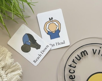 7pk Sensory Circuit Prompts for SEND autism ADHD