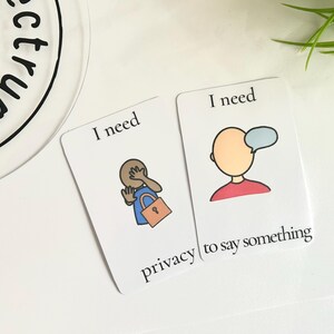 Visuele prompts van 17 pk voor kinderen van de basisschool met SEN. PEC-kaarten Visuele ondersteuning voor autisme, ADHD, ontwikkelingsachterstand, neurodivergentie