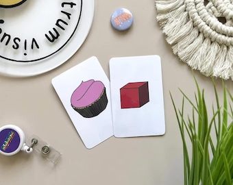 23pk Counting Cubes & Illustrations for Home School Learning Education  Mathematics Maths resources Flashcards