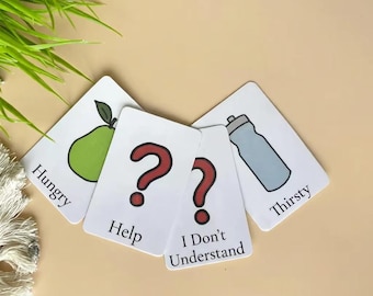 Self Care Visual PEC Cards: Autism, ADHD Support - 8pk