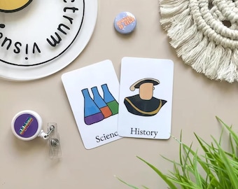 Visual Prompt Cards: SEN Primary School, Autism, ADHD Support 17pk