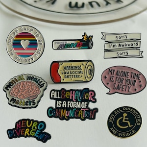 Dispatch Awareness Mitbringsel SEND pin SEND Neu-rodivergente Ressourcen Accessoires just for fun