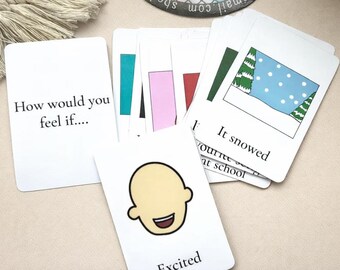 Emotion Conversation Cards: Montessori SEND Game (18pk)