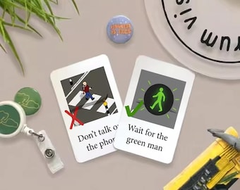 10pk Road Safety Visual prompts for nonverbal communication