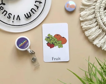 Food Group Flash Cards: Visual Prompts Food Exposure Resources For SEN; PICA; ARFID (22pk)