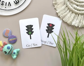 Common Phrases Visual Support PEC Cards: Autism, ADHD Aids 27pk