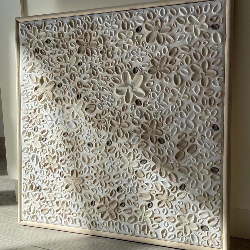 Textured Wall Art Flower - Etsy - Textured Flowers For Wall Decor