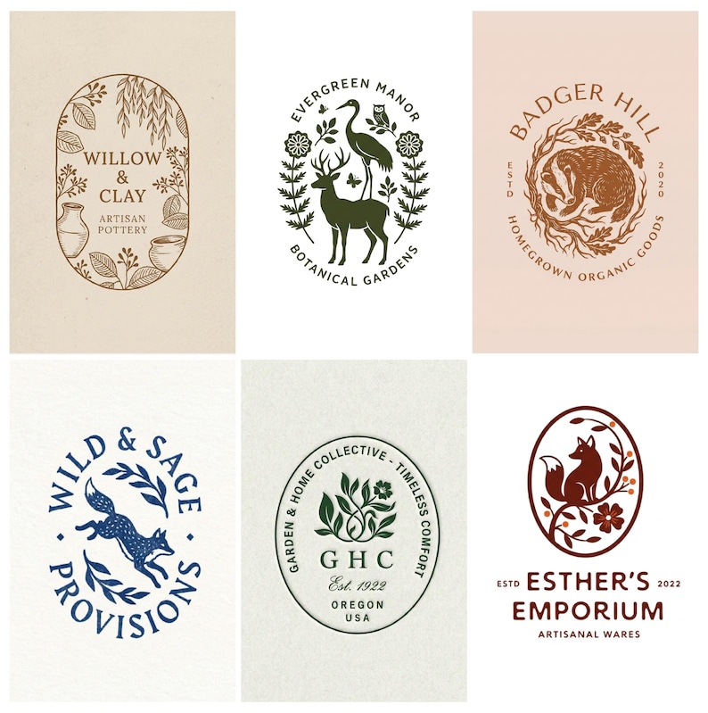 Custom Hand Drawn Logo, Custom Logo Design, Logo Design Custom for ...