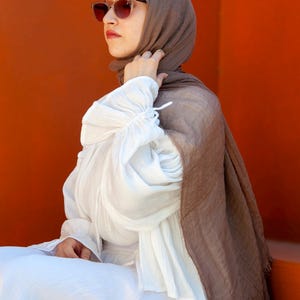 100% Cotton Hijab Set of 3 – Soft - Breathable Scarf – Lightweight, Non-Slip & Iron-Free – Everyday Modest Headscarf