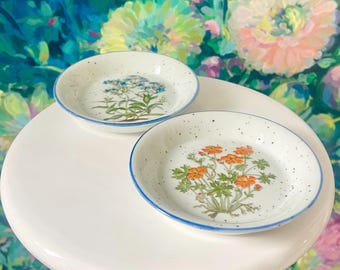 Vintage Floral Trinket Dish