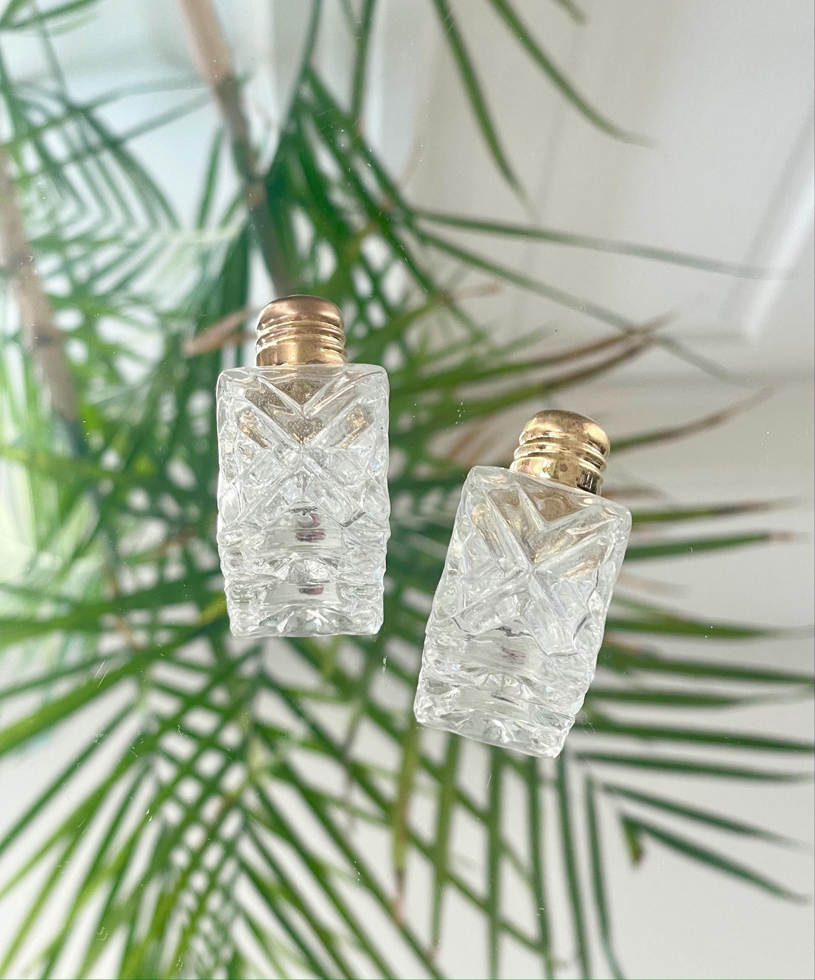 Petite Glass Salt and Pepper Shakers